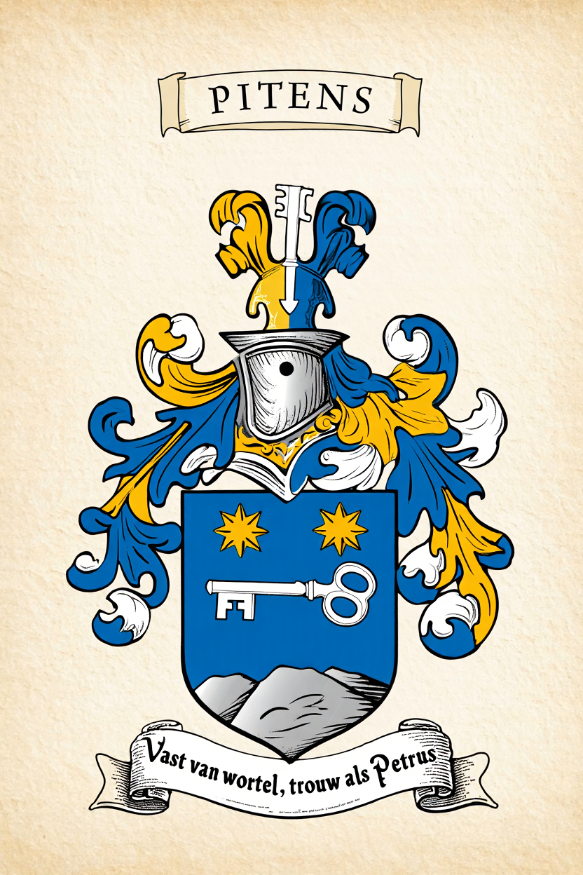 Familiewapen van de achternaam PITENS