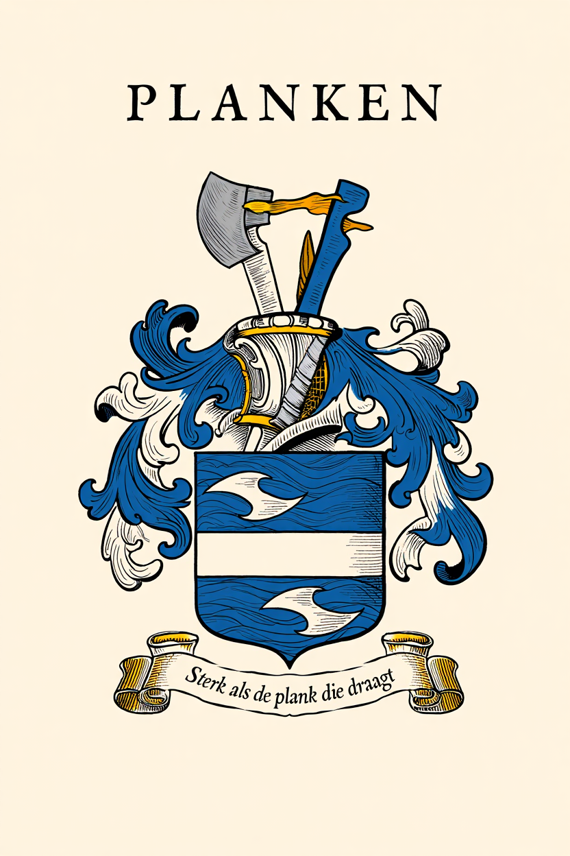 Familiewapen van de achternaam PLANKEN