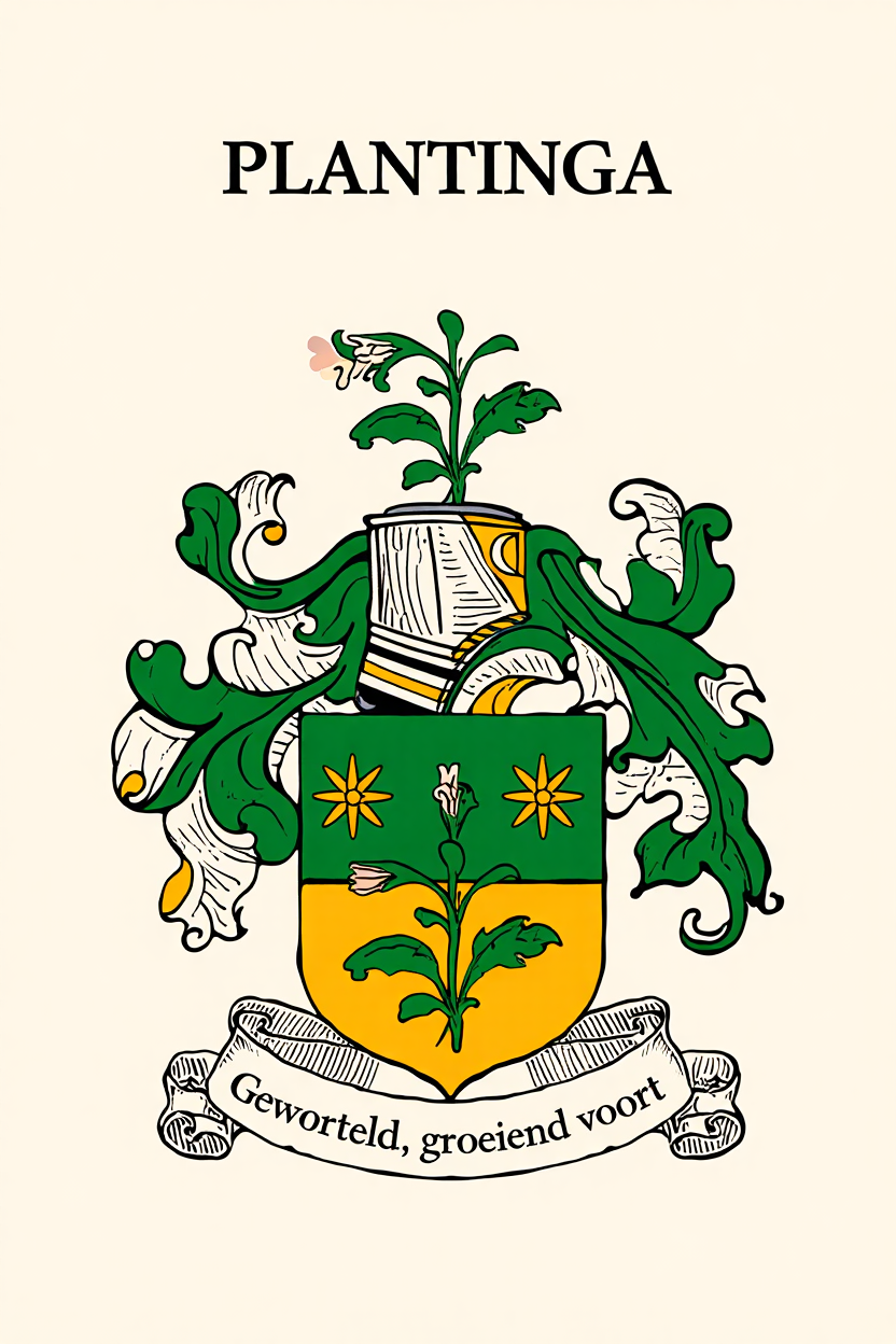Familiewapen van de achternaam PLANTINGA