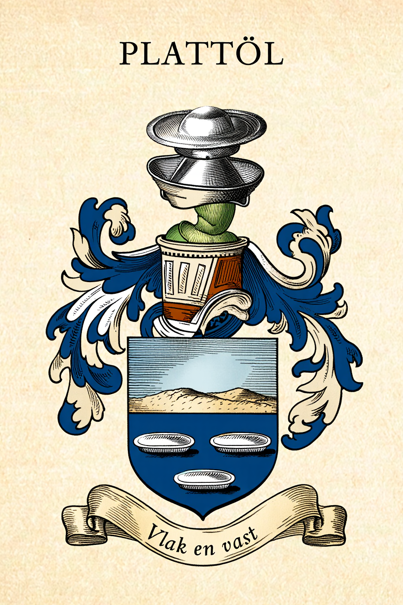 Familiewapen van de achternaam PLATTÈL (vergrendeld)