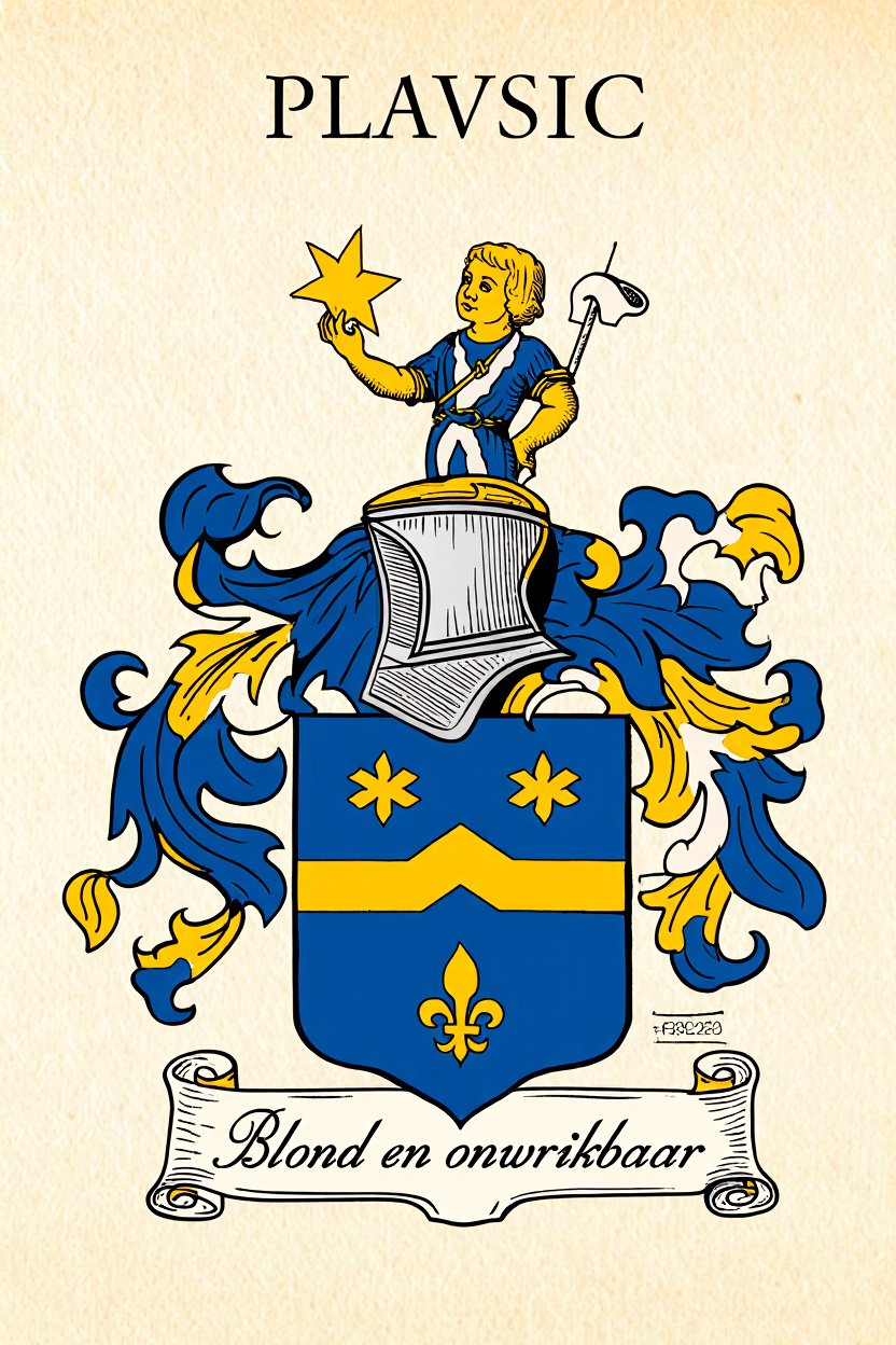 Familiewapen van de achternaam PLAVSIC