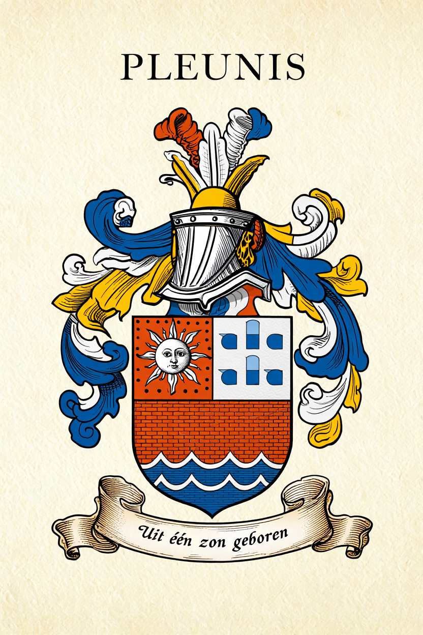 Familiewapen van de achternaam PLEUNIS