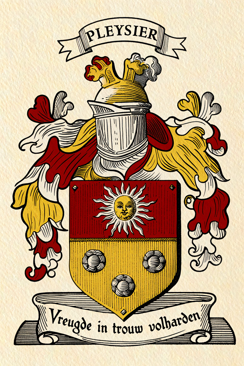 Familiewapen van de achternaam PLEYSIER