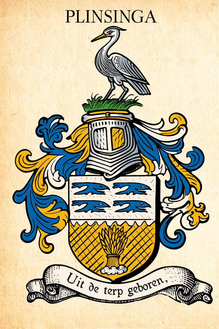 Familiewapen van de achternaam PLINSINGA