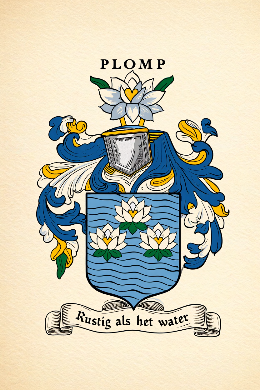 Familiewapen van de achternaam PLOMP