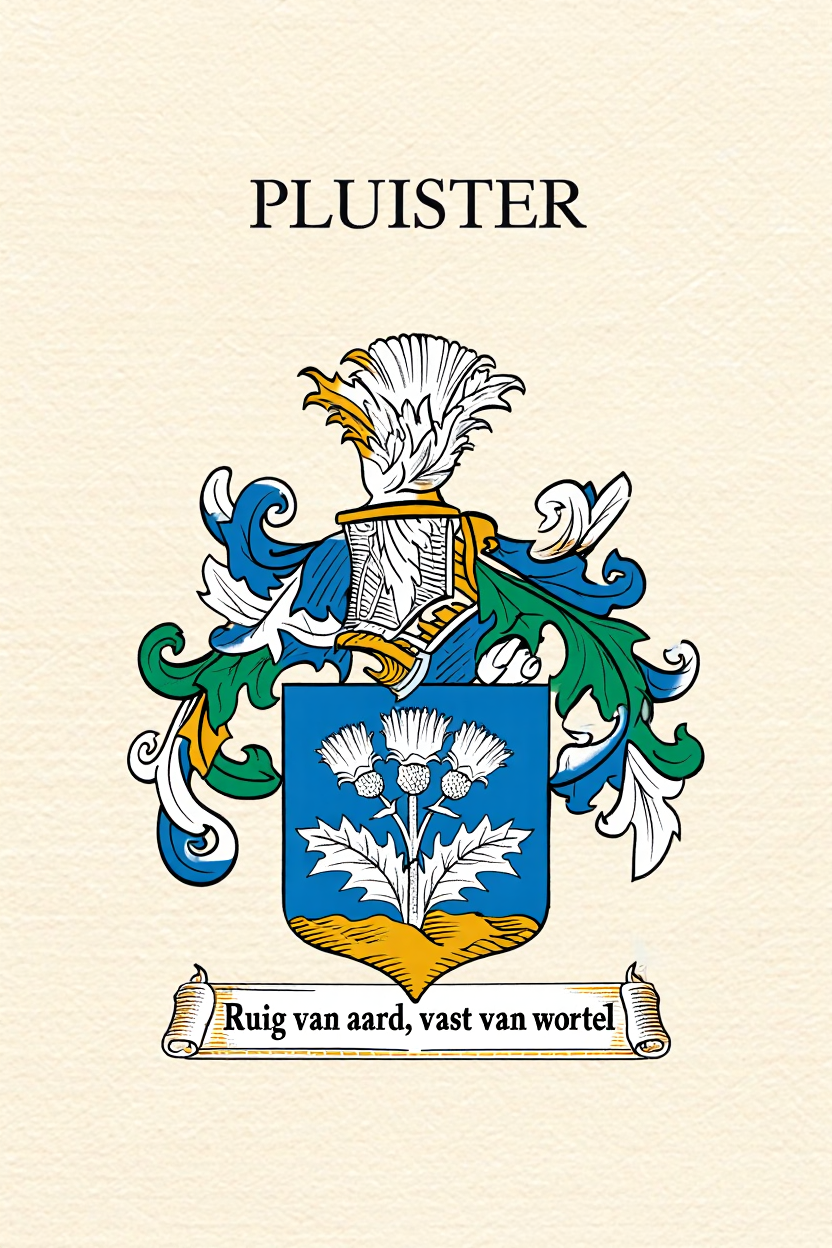 Familiewapen van de achternaam PLUISTER