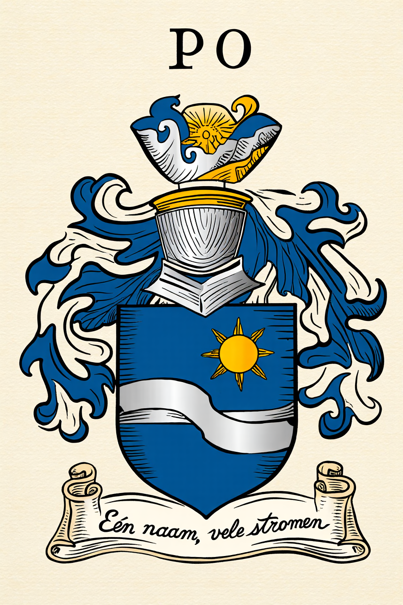 Familiewapen van de achternaam PO