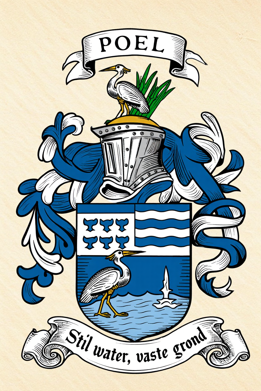 Familiewapen van de achternaam POEL