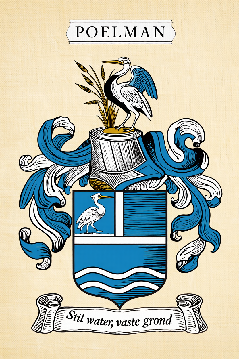 Familiewapen van de achternaam POELMAN