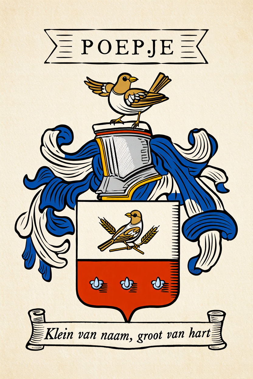 Familiewapen van de achternaam POEPJE