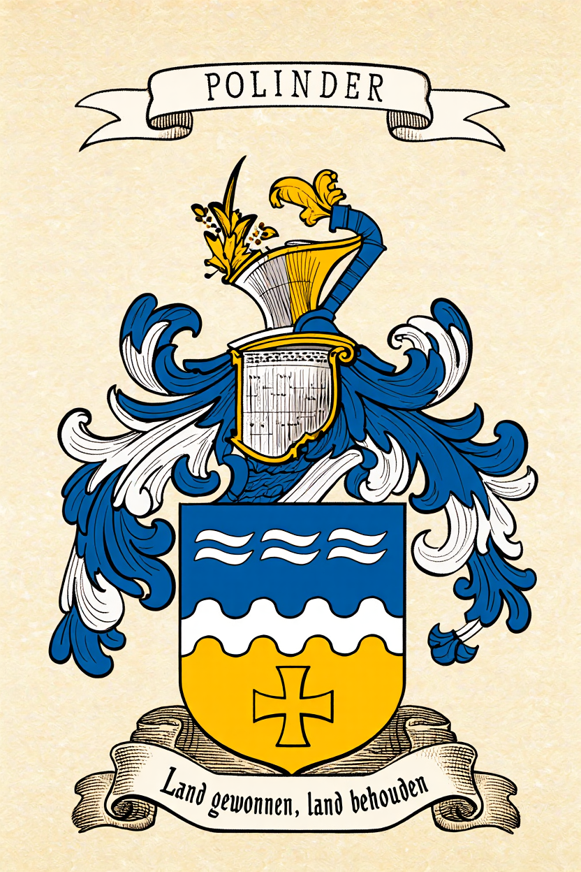 Familiewapen van de achternaam POLINDER