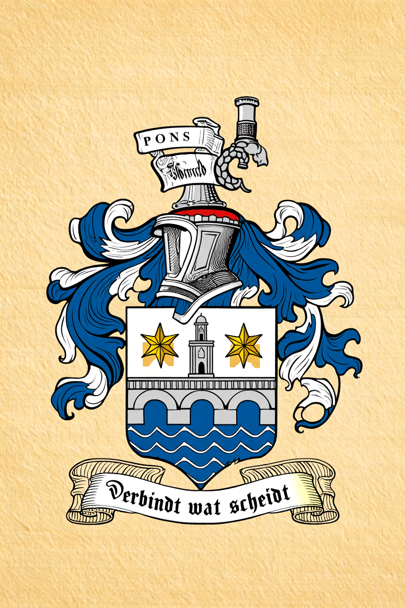 Familiewapen van de achternaam PONS (vergrendeld)