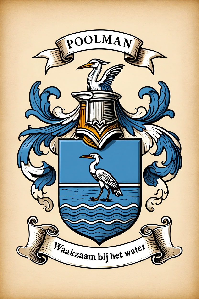 Familiewapen van de achternaam POOLMAN