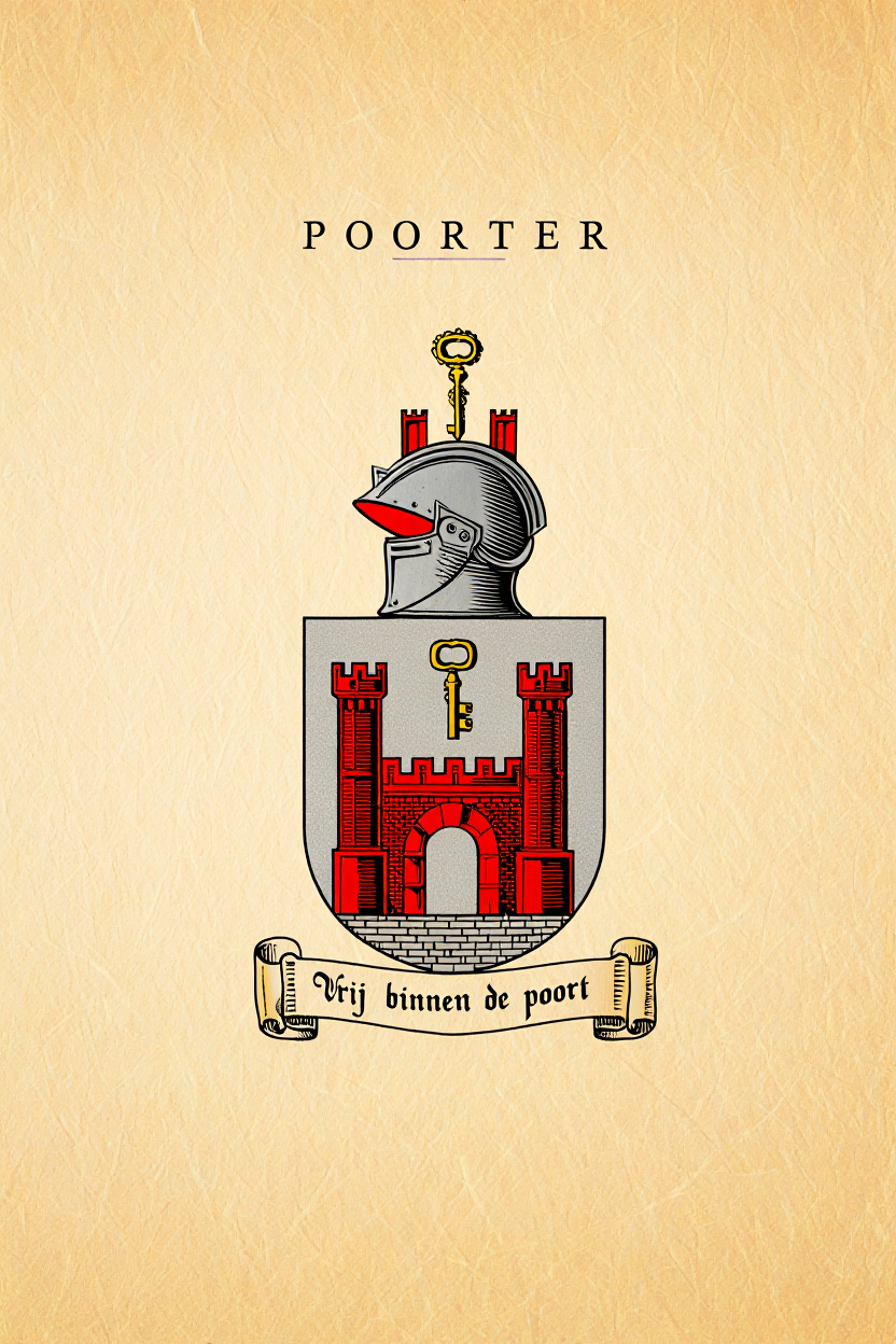 Familiewapen van de achternaam POORTER