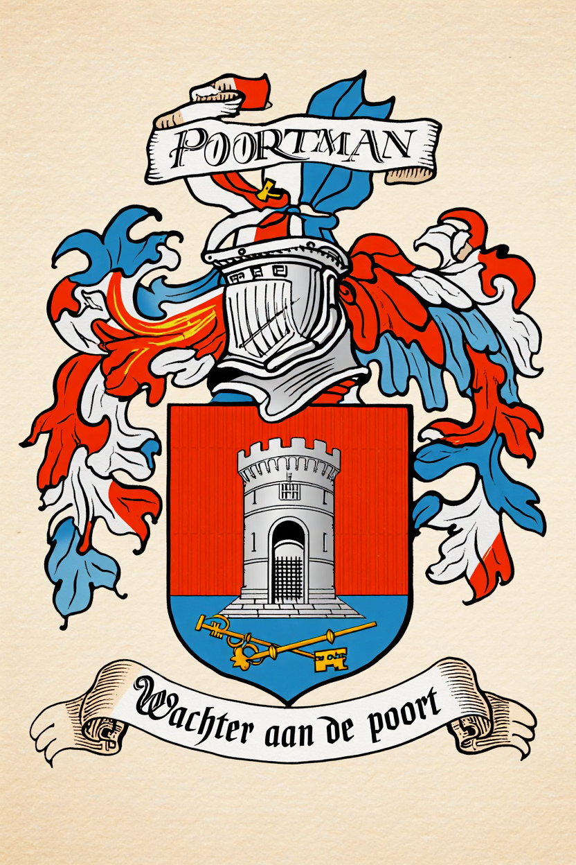 Familiewapen van de achternaam POORTMAN