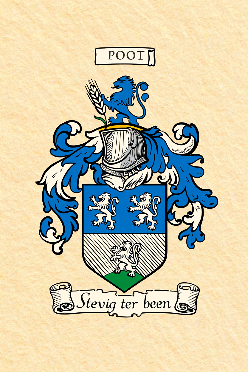 Familiewapen van de achternaam POOT