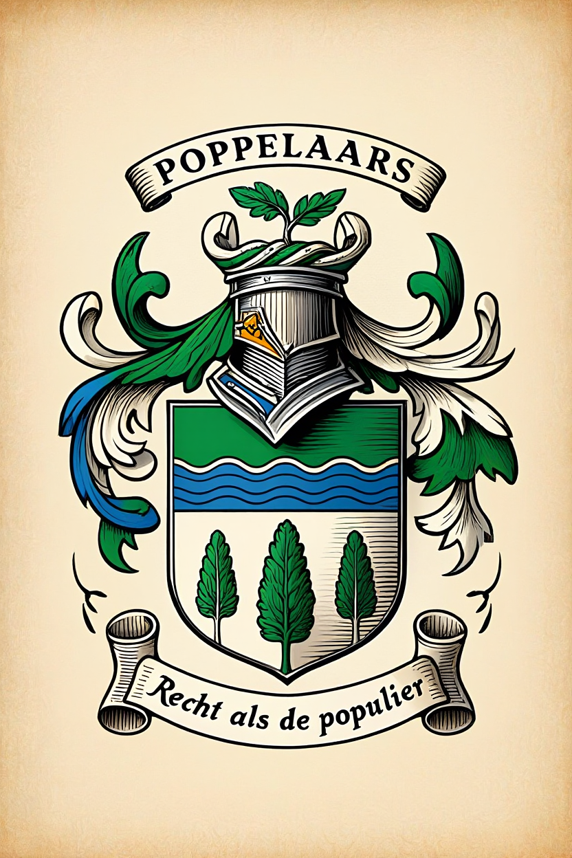 Familiewapen van de achternaam POPPELAARS