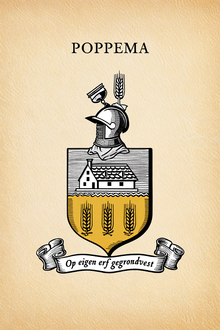 Familiewapen van de achternaam POPPEMA