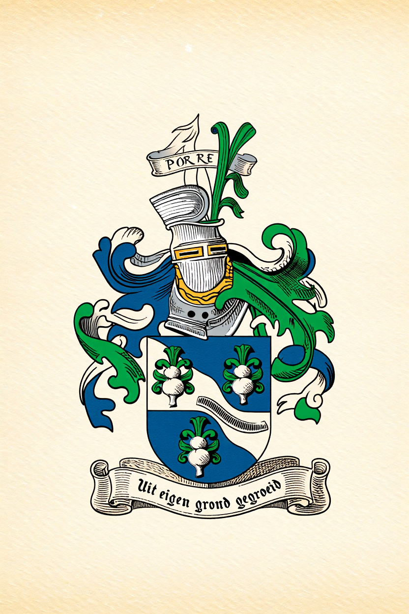 Familiewapen van de achternaam PORRE