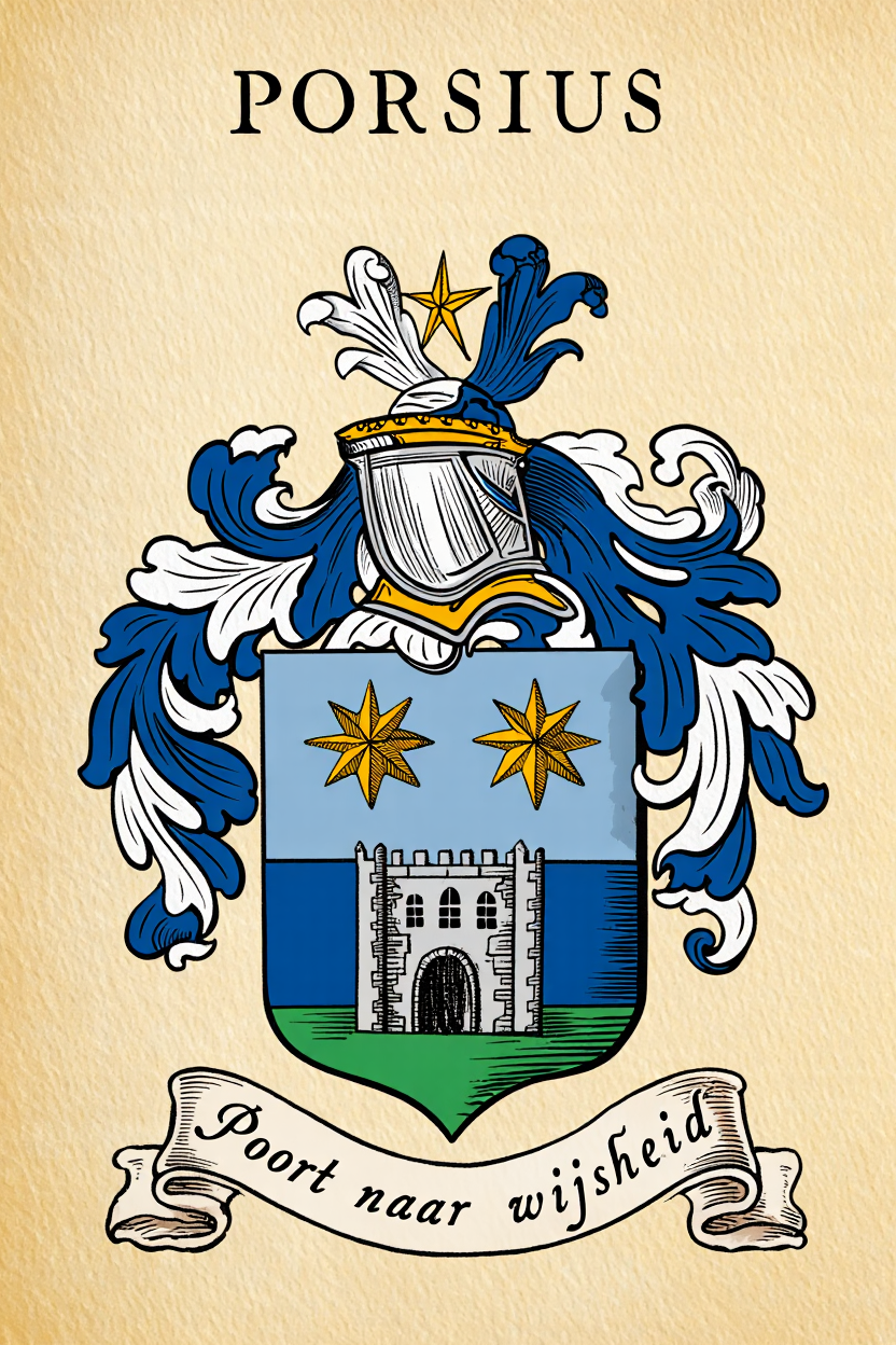 Familiewapen van de achternaam PORSIUS