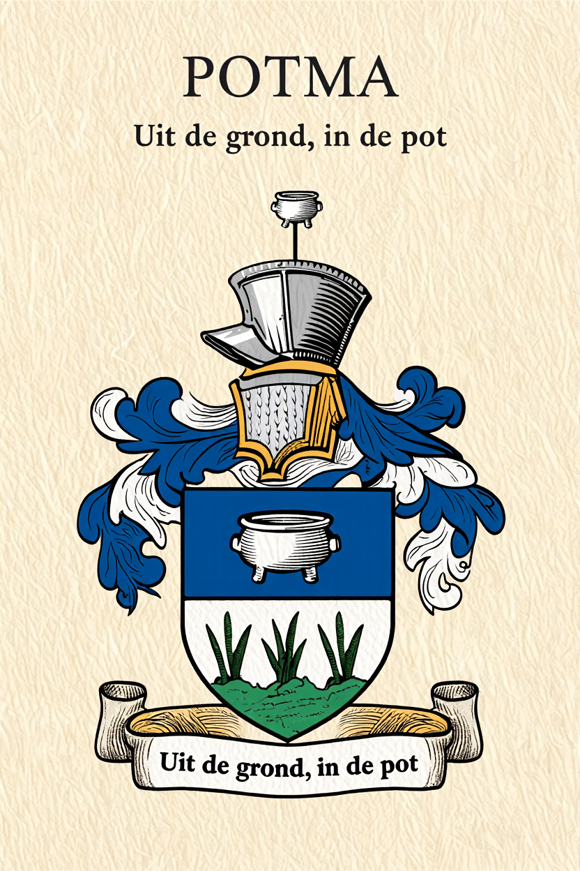 Familiewapen van de achternaam POTMA
