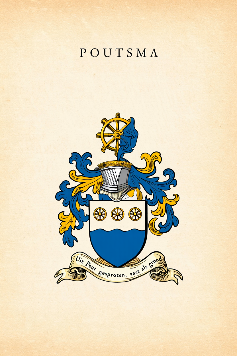 Familiewapen van de achternaam POUTSMA