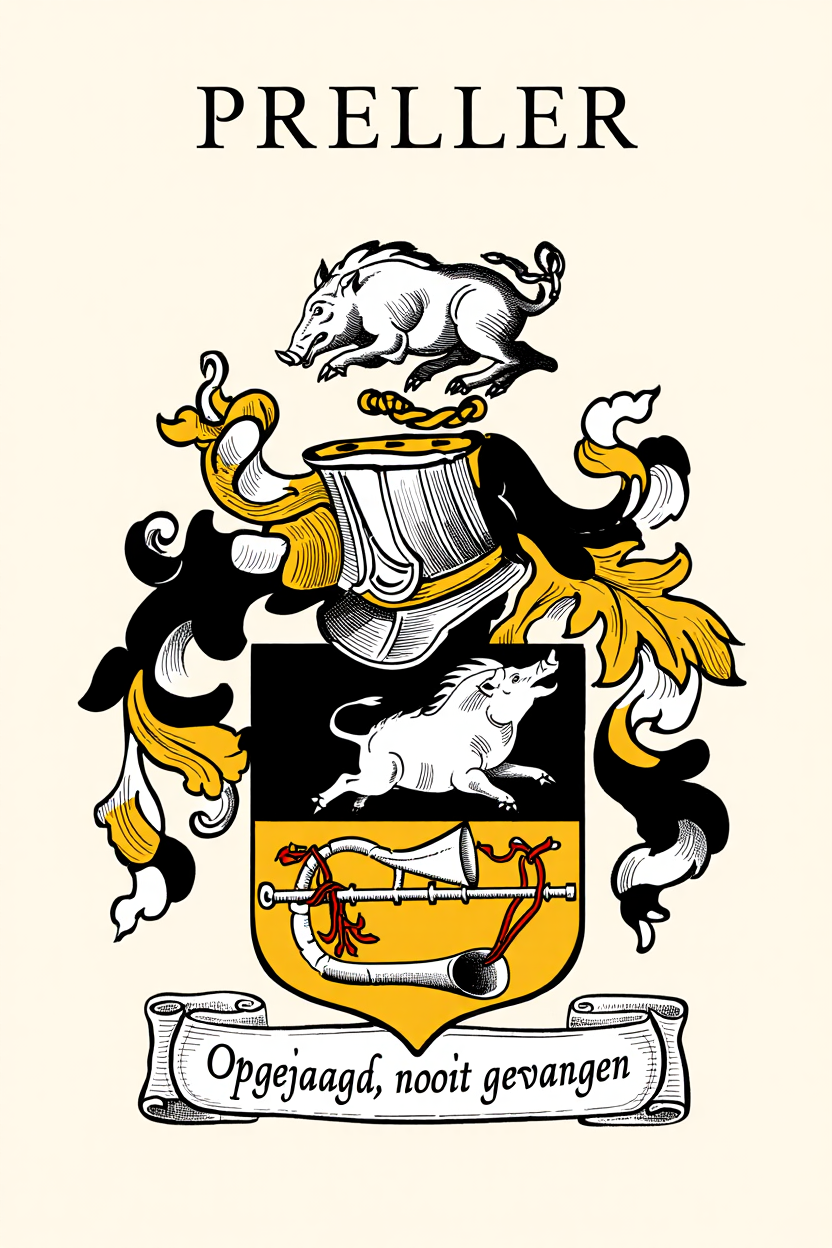 Familiewapen van de achternaam PRELLER