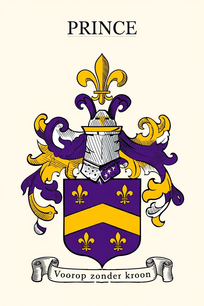 Familiewapen van de achternaam PRINCE