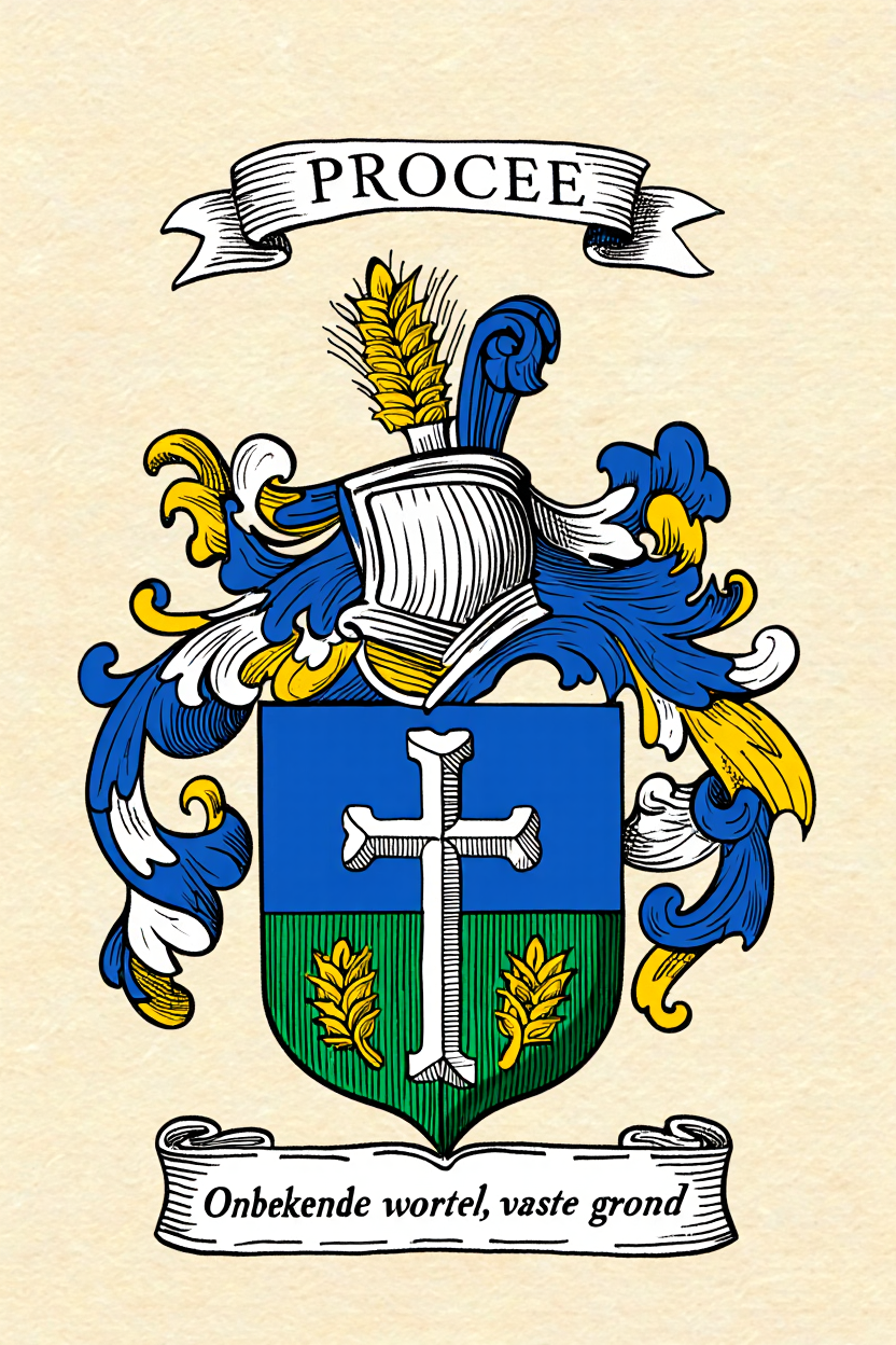 Familiewapen van de achternaam PROCEE