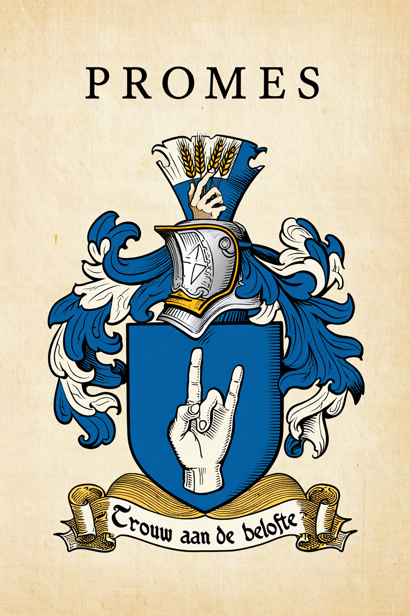 Familiewapen van de achternaam PROMES