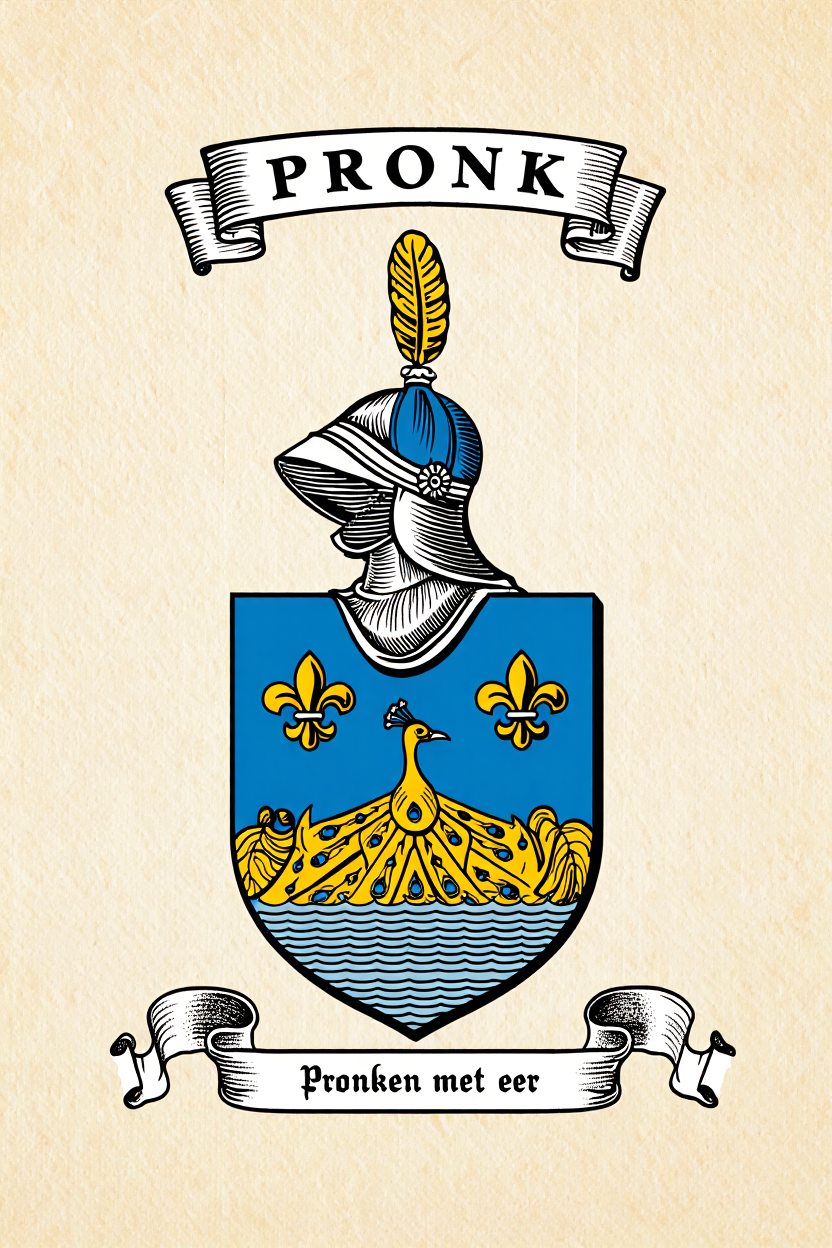 Familiewapen van de achternaam PRONK