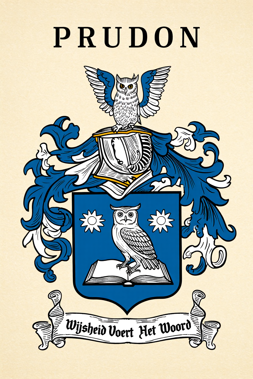 Familiewapen van de achternaam PRUDON