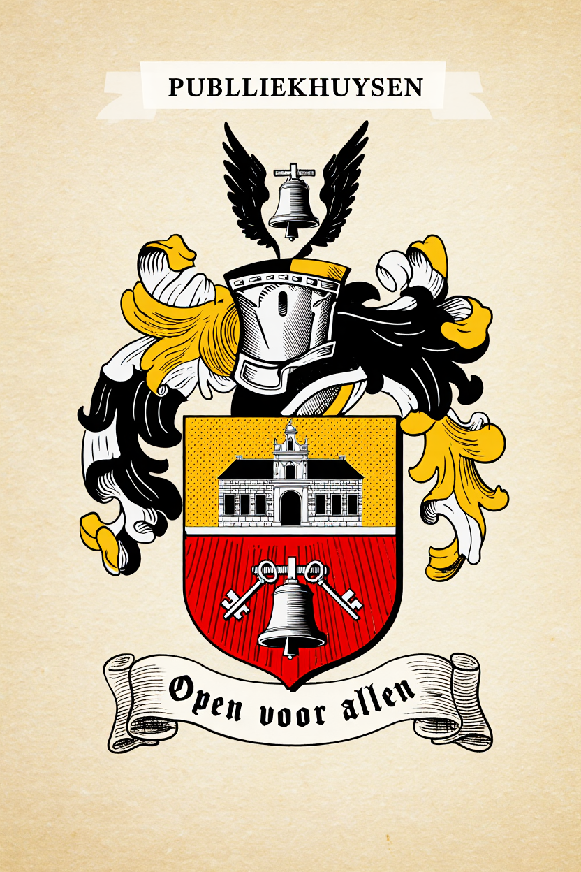 Familiewapen van de achternaam PUBLLIEKHUYSEN (vergrendeld)