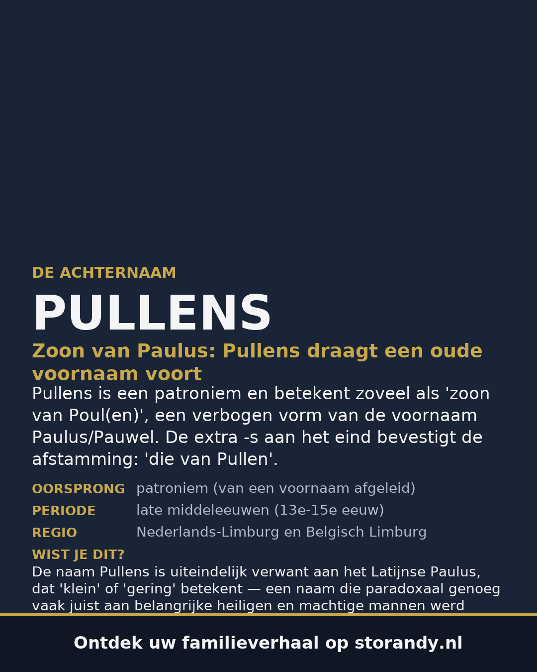 Familiewapen van de achternaam PULLENS