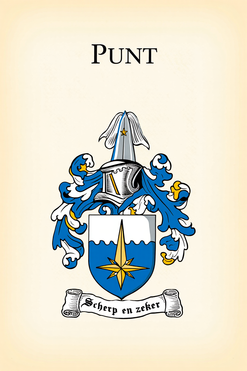 Familiewapen van de achternaam PUNT