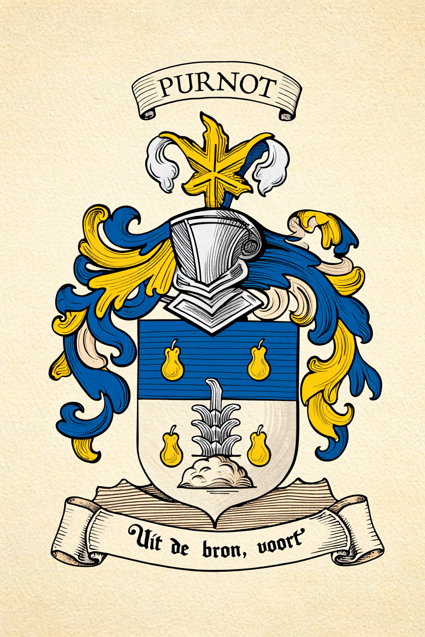 Familiewapen van de achternaam PURNOT