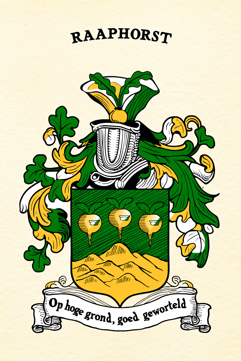 Familiewapen van de achternaam RAAPHORST