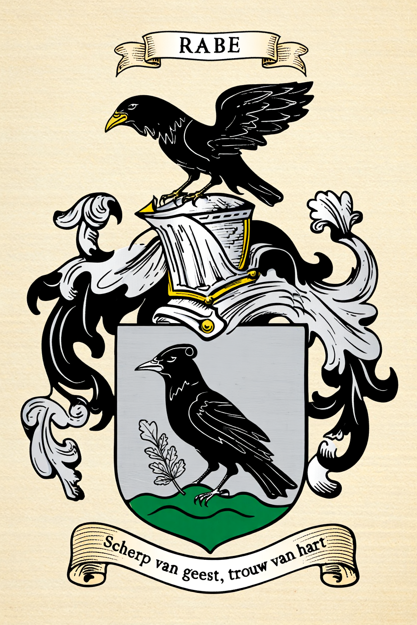 Familiewapen van de achternaam RABE