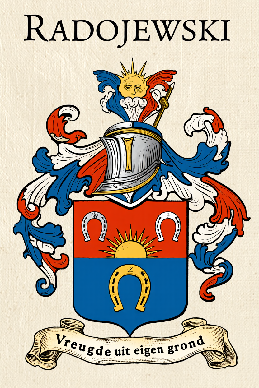 Familiewapen van de achternaam RADOJEWSKI