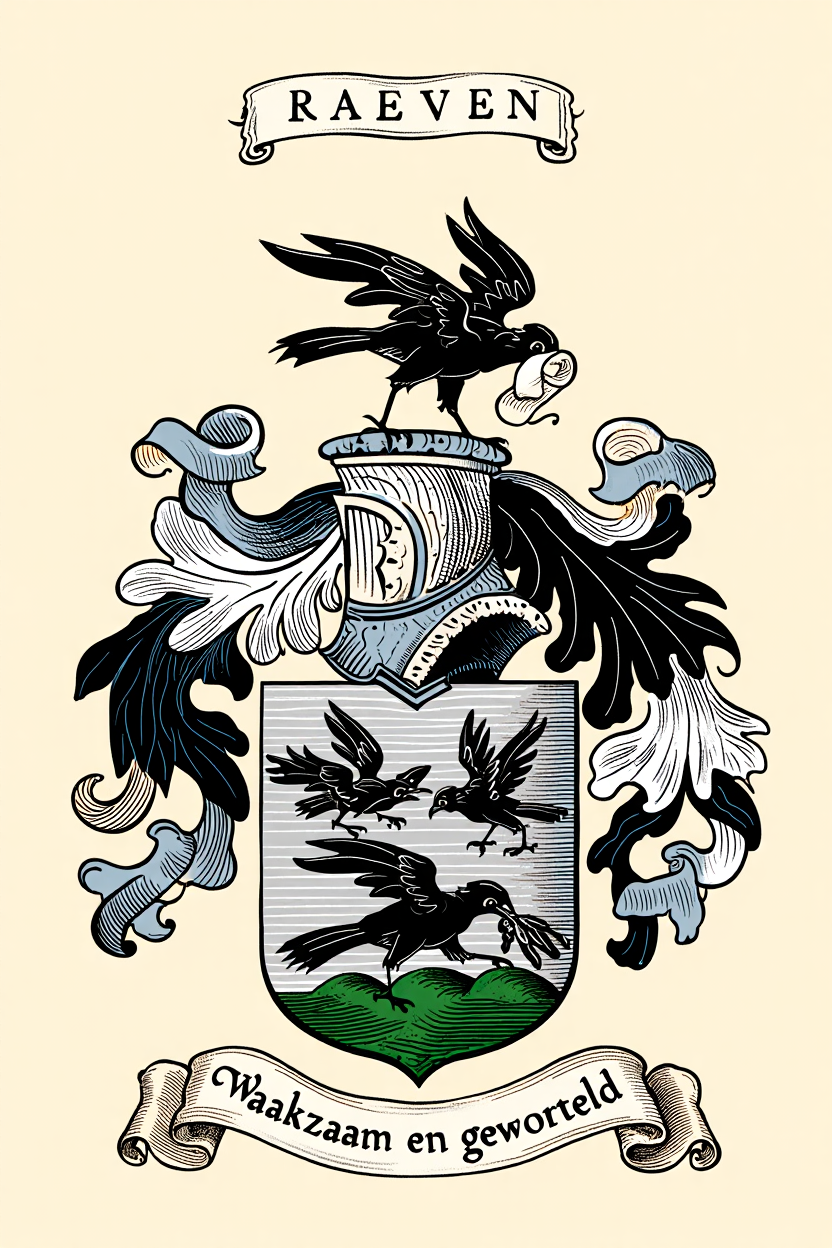 Familiewapen van de achternaam RAEVEN