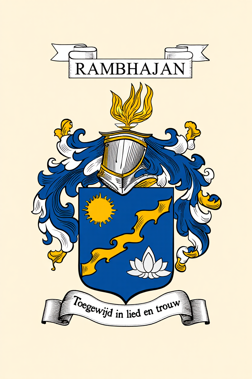Familiewapen van de achternaam RAMBHAJAN