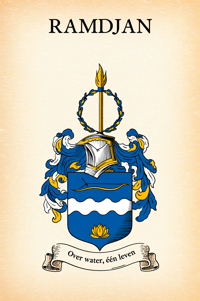 Familiewapen van de achternaam RAMDJAN