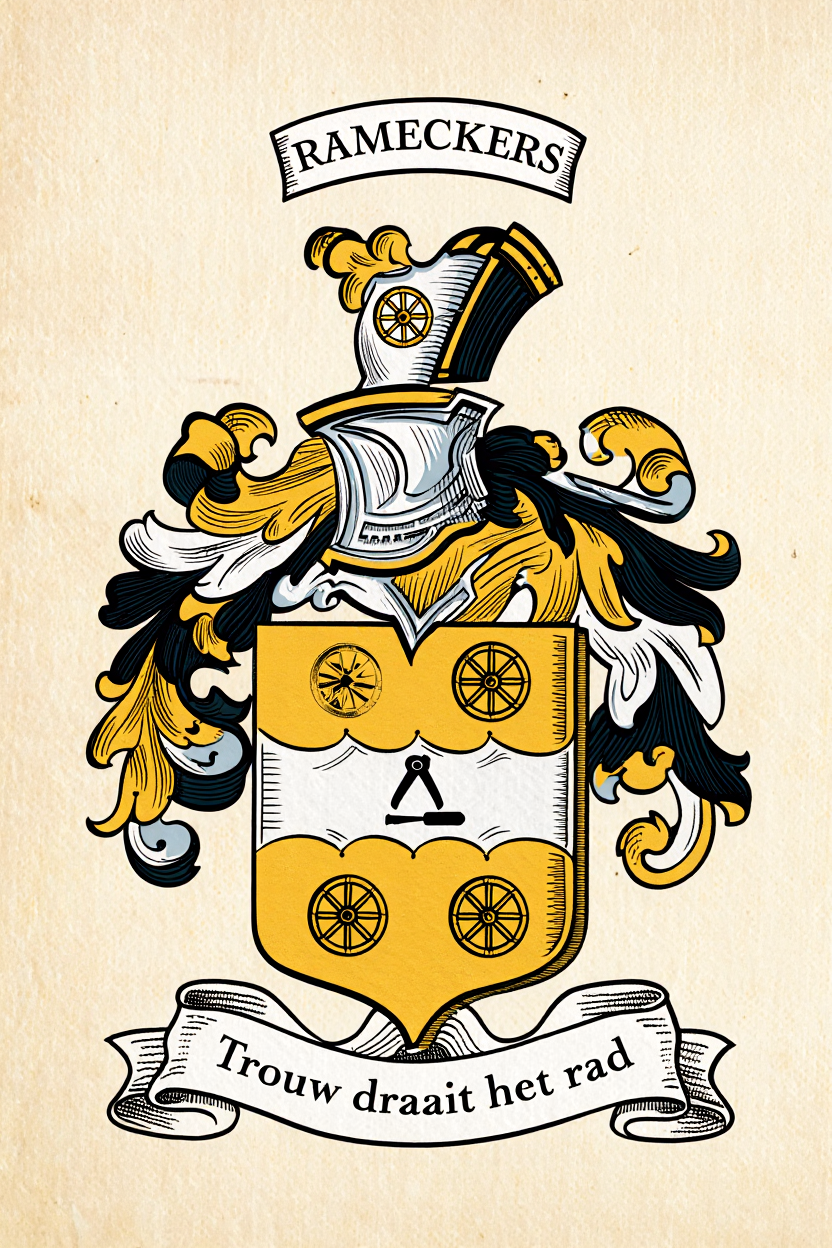 Familiewapen van de achternaam RAMECKERS (vergrendeld)