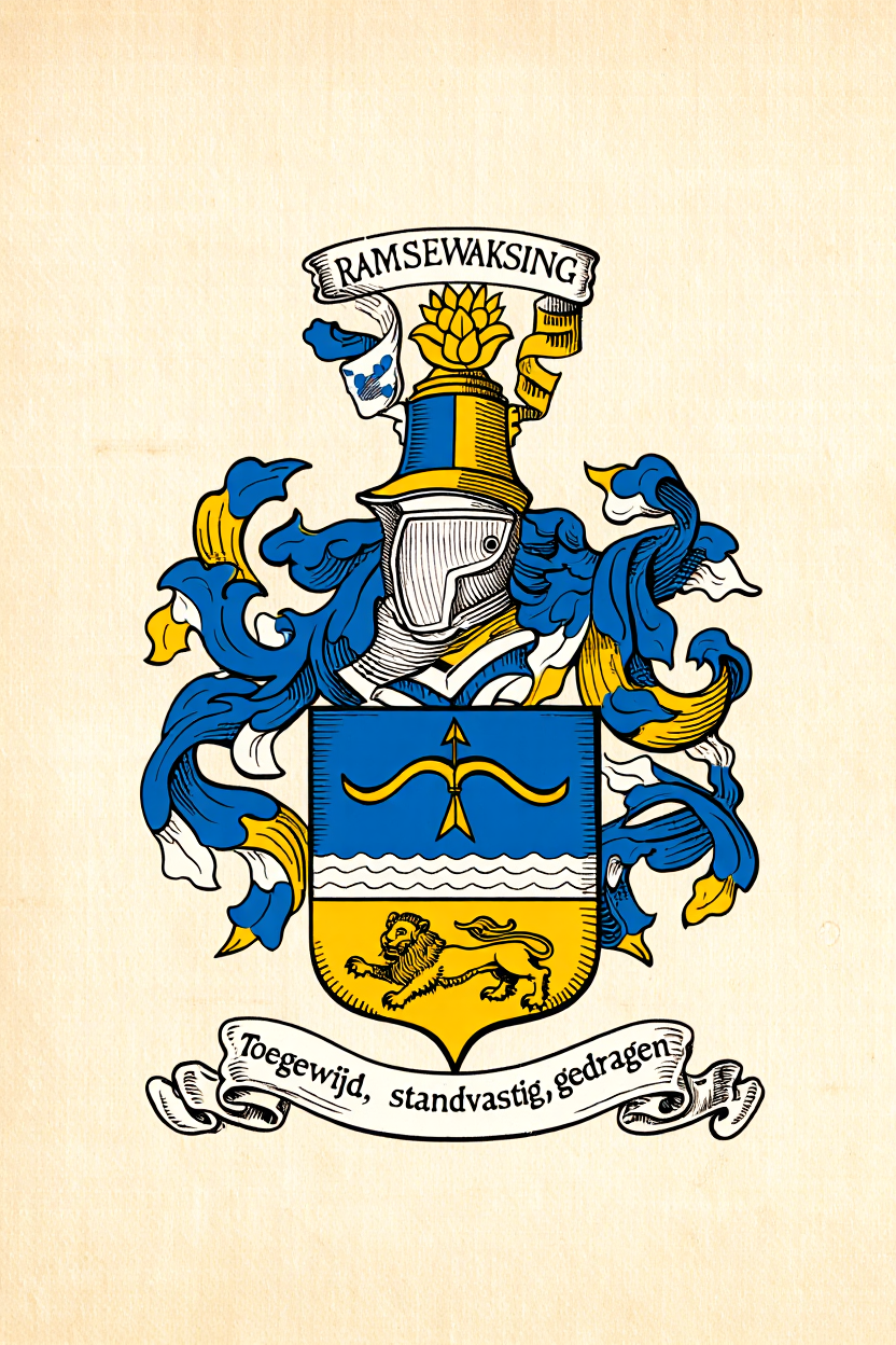 Familiewapen van de achternaam RAMSEWAKSING