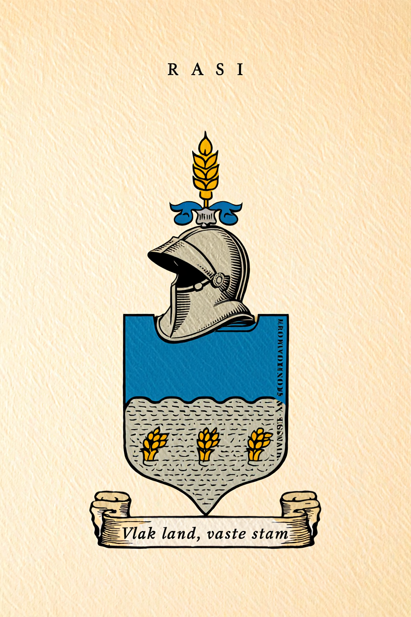 Familiewapen van de achternaam RASI (vergrendeld)