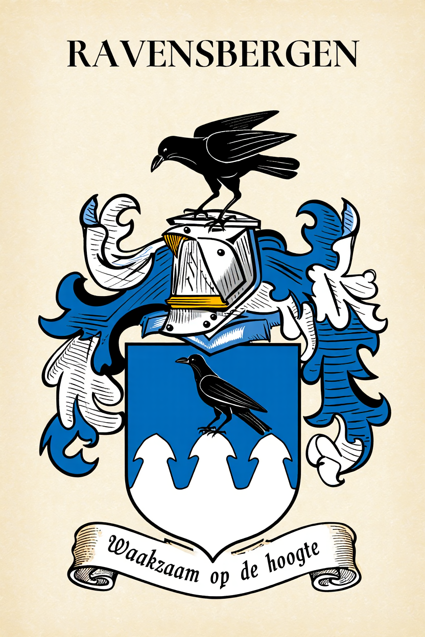 Familiewapen van de achternaam RAVENSBERGEN
