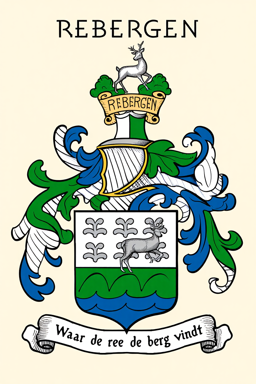 Familiewapen van de achternaam REBERGEN