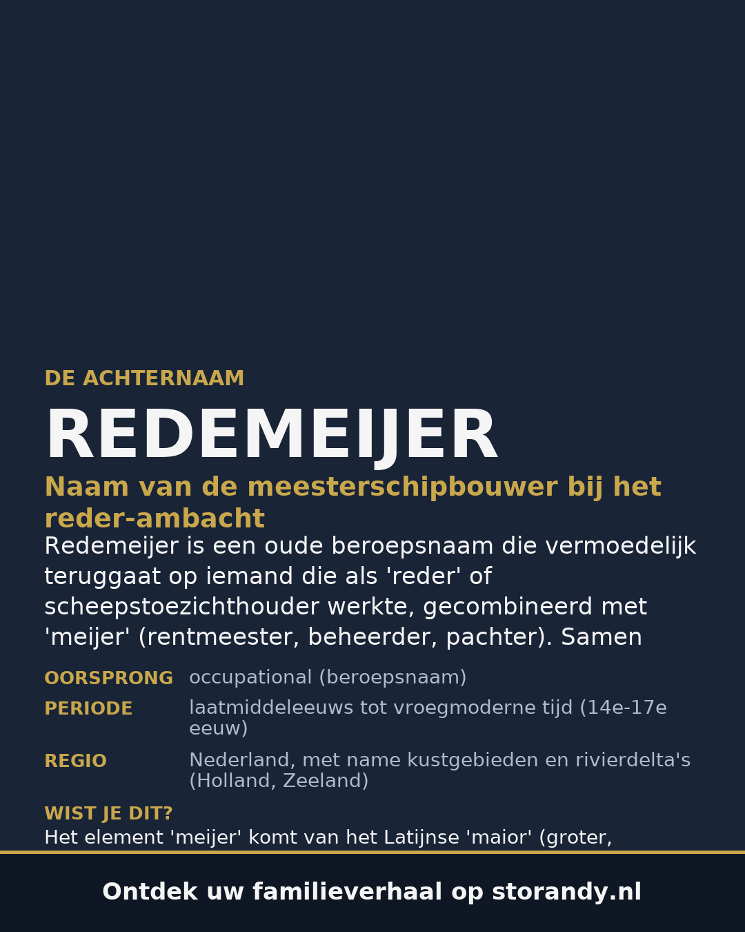 Familiewapen van de achternaam REDEMEIJER
