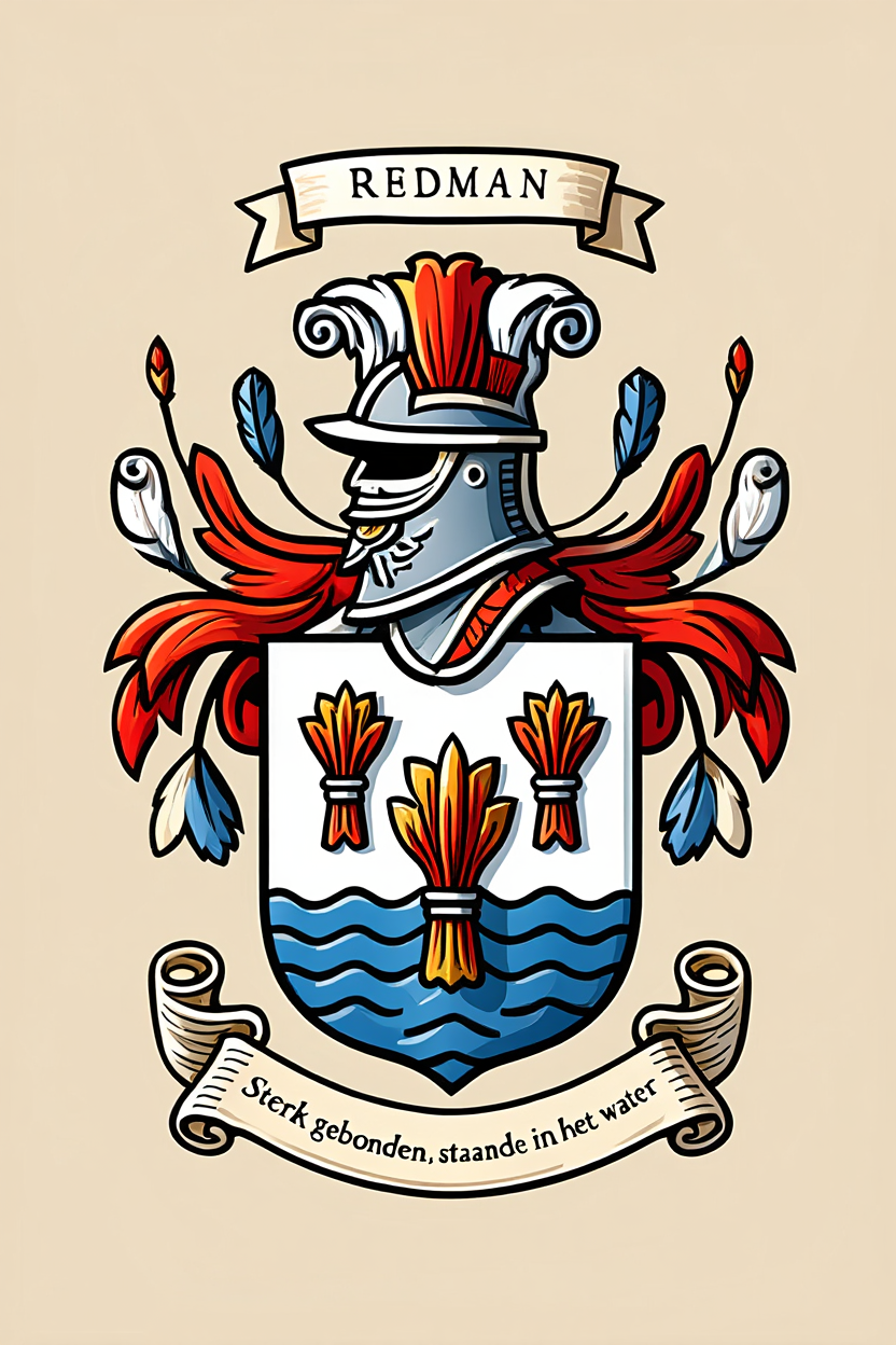 Familiewapen van de achternaam REDMAN