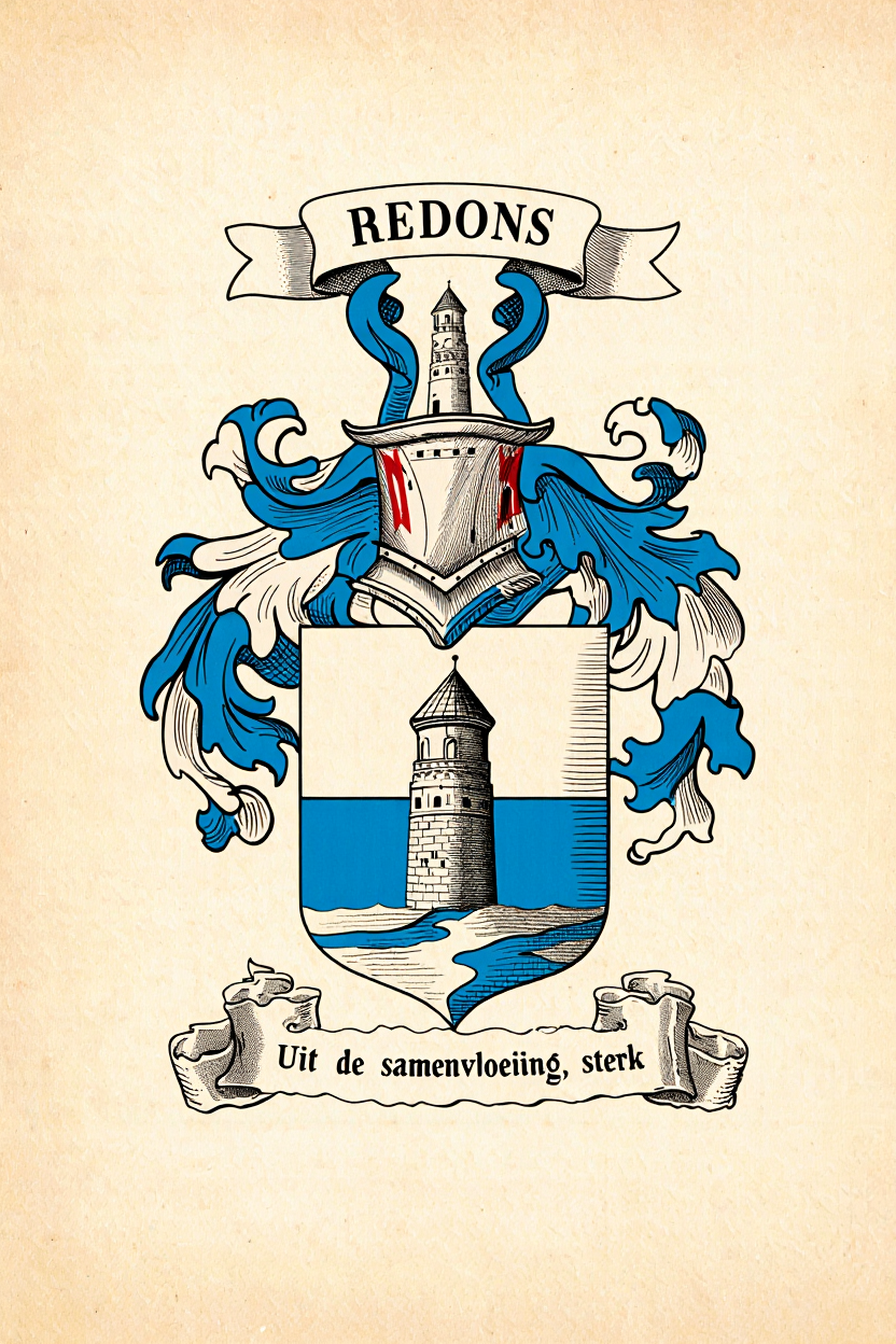 Familiewapen van de achternaam REDONS (vergrendeld)